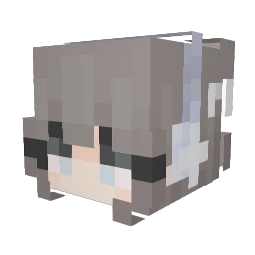 kinger606 Minecraft avatar head, 3D render