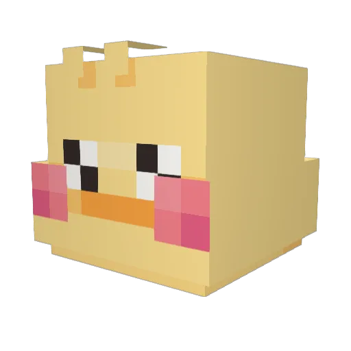 kinggamja_ Minecraft avatar head, 3D render
