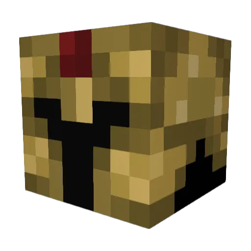 kinggustus Minecraft avatar head, 3D render