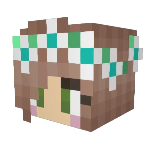 kinghailey18 Minecraft avatar head, 3D render