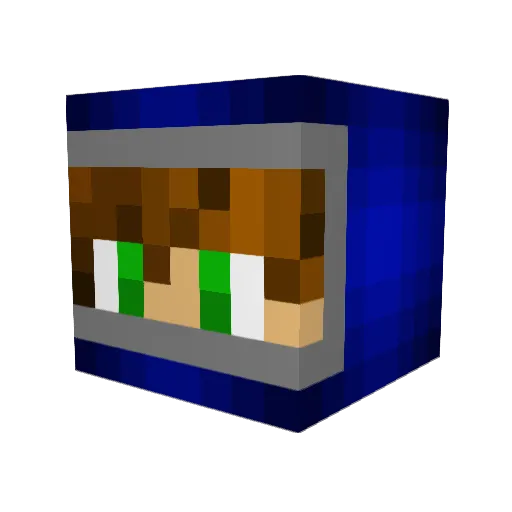 kinghat213456789 Minecraft avatar head, 3D render