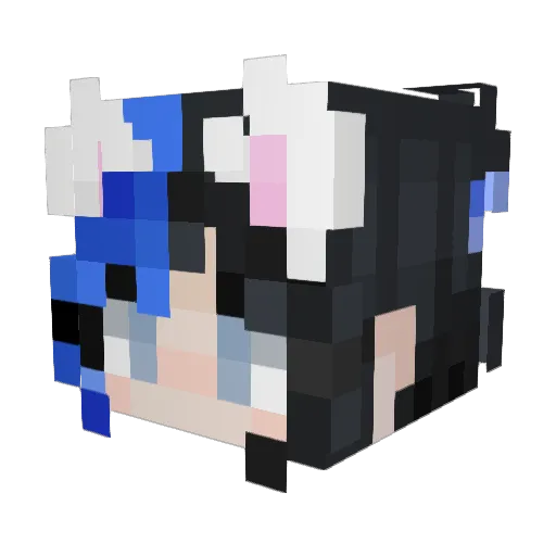 kingherod666 Minecraft avatar head, 3D render
