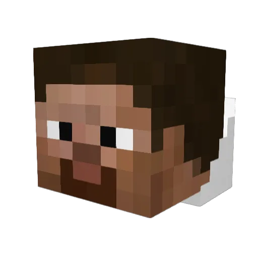 kingizy_24 Minecraft avatar head, 3D render