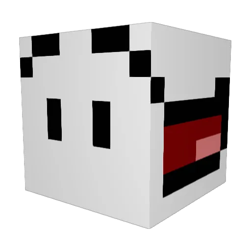 kingjacob24 Minecraft avatar head, 3D render