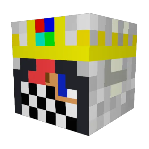kingjake421 Minecraft avatar head, 3D render