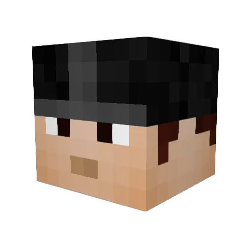kingjoseph13 Minecraft avatar head, 3D render