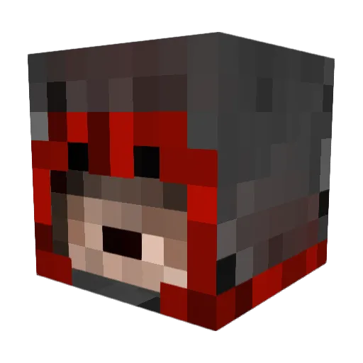 kingjp123 Minecraft avatar head, 3D render