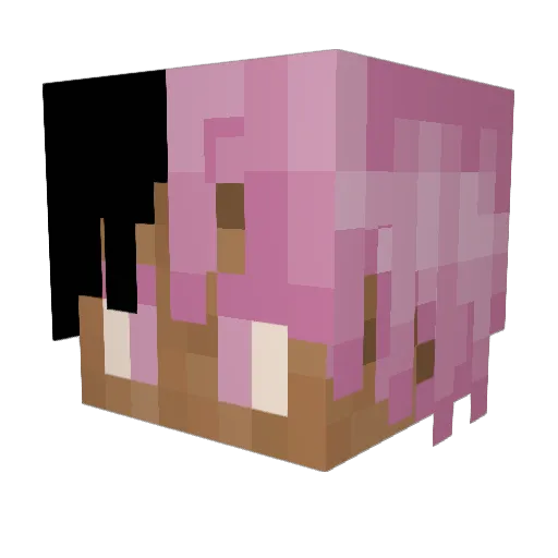 kingjubo Minecraft avatar head, 3D render