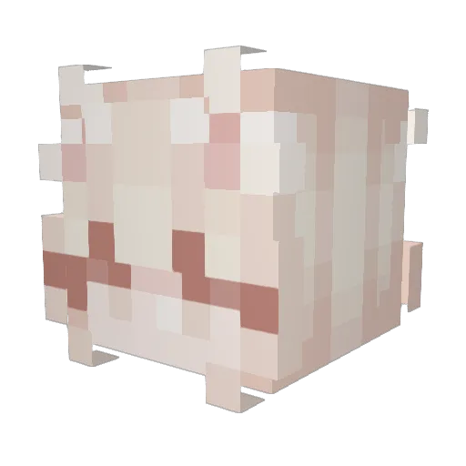 kingjules23 Minecraft avatar head, 3D render