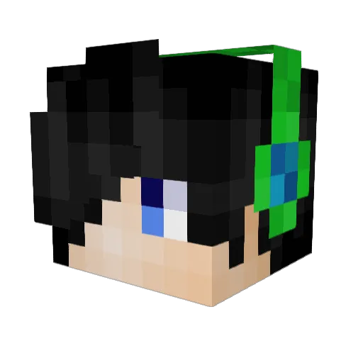 kingjulian0725 Minecraft avatar head, 3D render