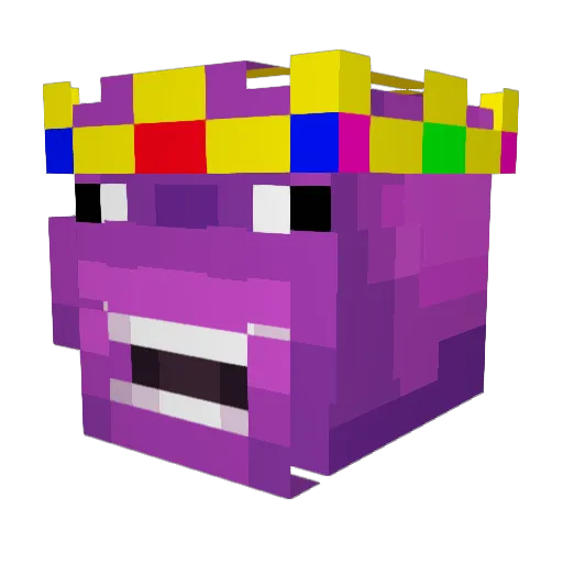 kingk0ngg Minecraft avatar head, 3D render