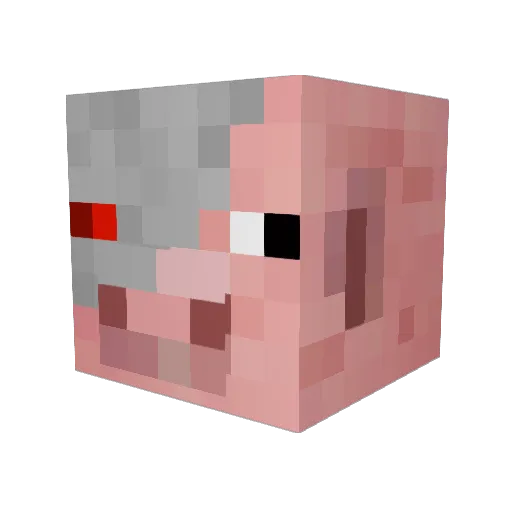 kingkano89 Minecraft avatar head, 3D render