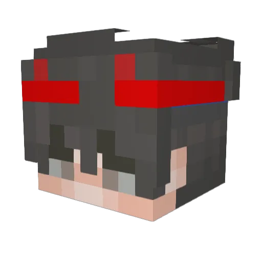 kingkian111 Minecraft avatar head, 3D render