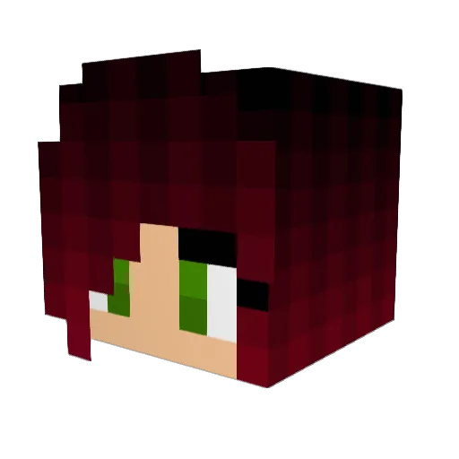 kingloki99 Minecraft avatar head, 3D render