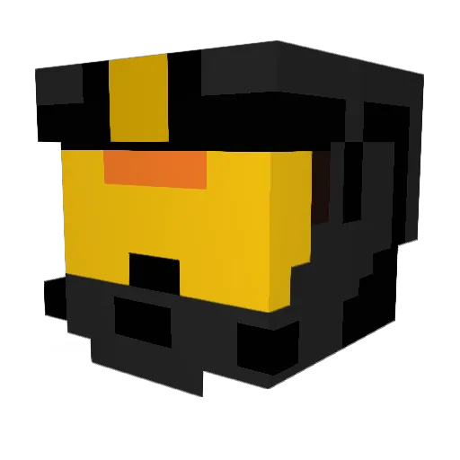 kingloki Minecraft avatar head, 3D render