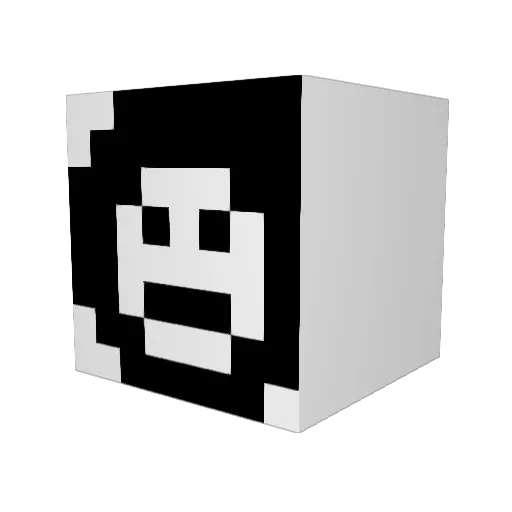 kingloler Minecraft avatar head, 3D render