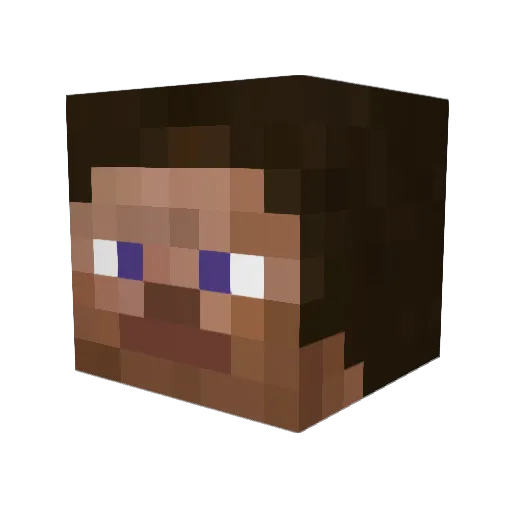 kinglore519 Minecraft avatar head, 3D render