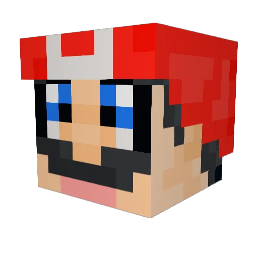 kingluc9 Minecraft avatar head, 3D render