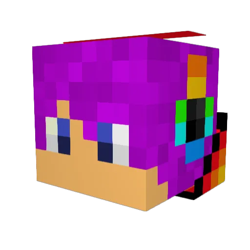 kingly161 Minecraft avatar head, 3D render