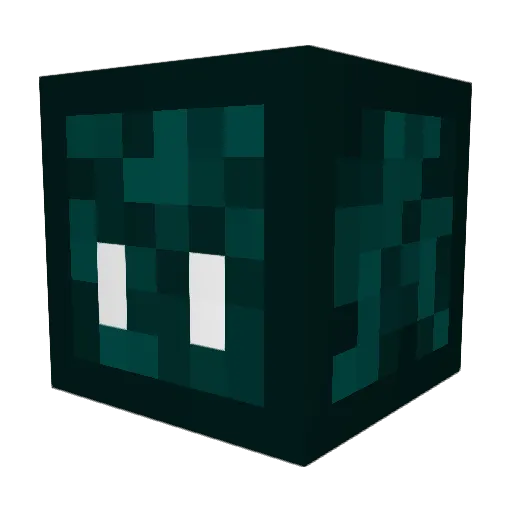 kingmekagan Minecraft avatar head, 3D render