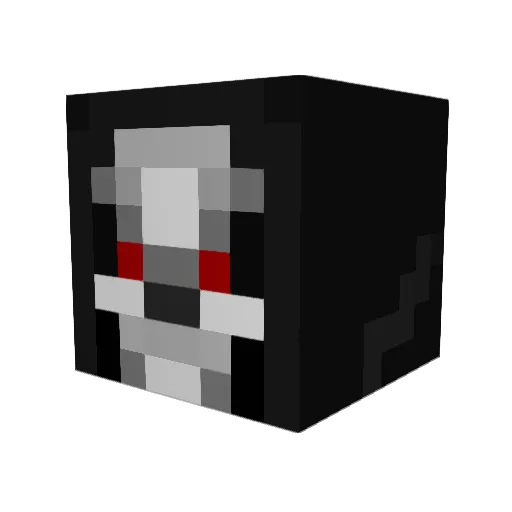 kingmilkshake Minecraft avatar head, 3D render