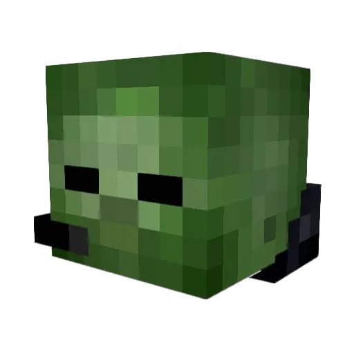 kingmogurin Minecraft avatar head, 3D render