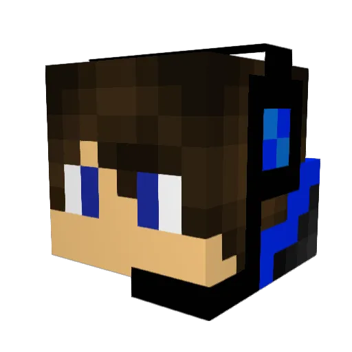 kingofallthrones Minecraft avatar head, 3D render