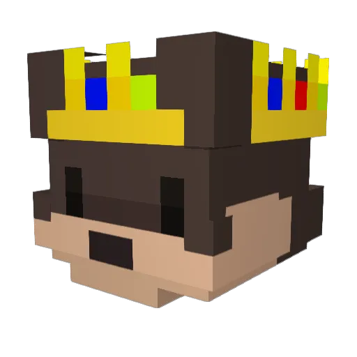 kingofdogs13 Minecraft avatar head, 3D render