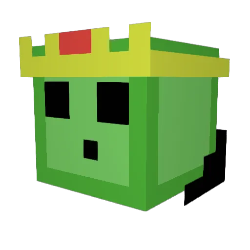kingofjello Minecraft avatar head, 3D render