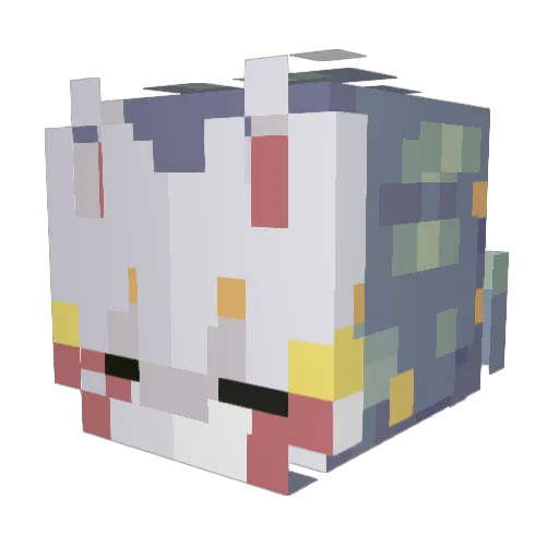 kingofth1eves Minecraft avatar head, 3D render
