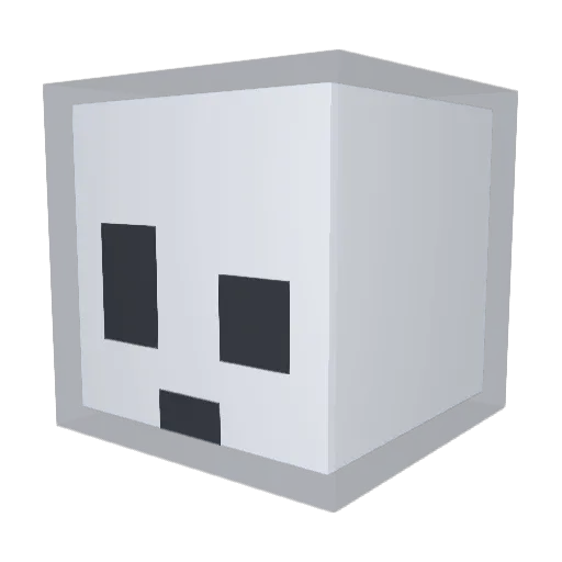 kingofthefey Minecraft avatar head, 3D render