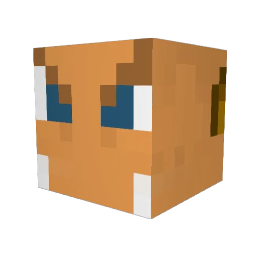 kingoliver2001 Minecraft avatar head, 3D render