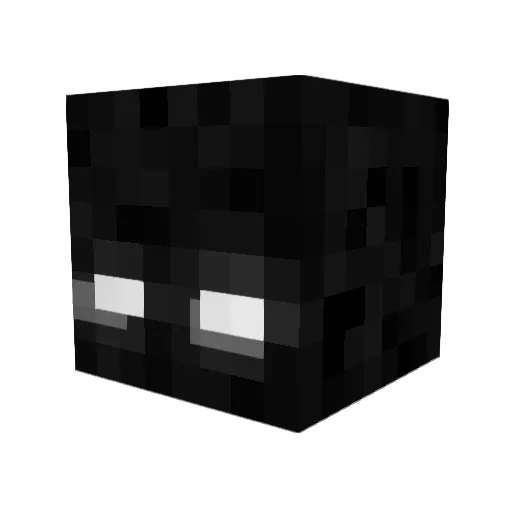 kingpoppapup Minecraft avatar head, 3D render