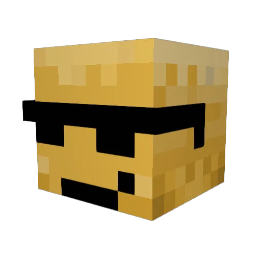 kingpotato36 Minecraft avatar head, 3D render