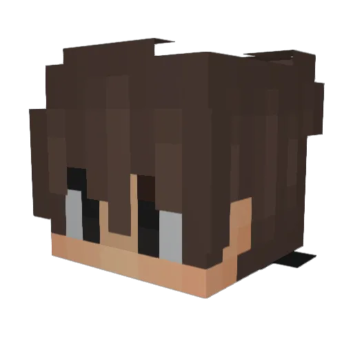 kingratlol Minecraft avatar head, 3D render
