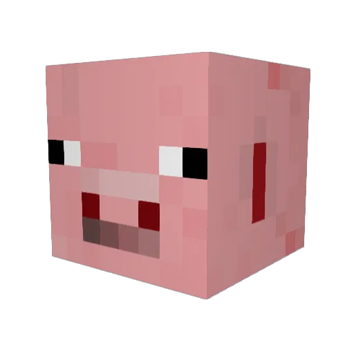 kingred76 Minecraft avatar head, 3D render