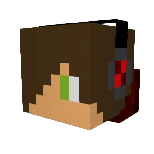 kingrob101 Minecraft avatar head, 3D render