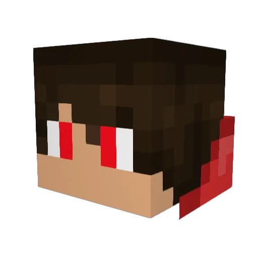 kingslayer400 Minecraft avatar head, 3D render