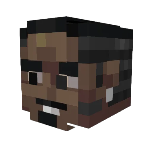 kingsmadness1 Minecraft avatar head, 3D render