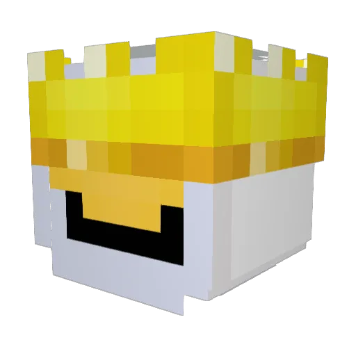 kingsofclouds Minecraft avatar head, 3D render