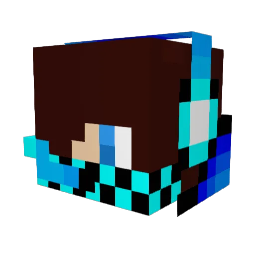 kingsofwestcliff Minecraft avatar head, 3D render