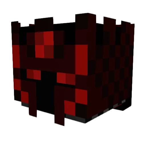kingstinger Minecraft avatar head, 3D render