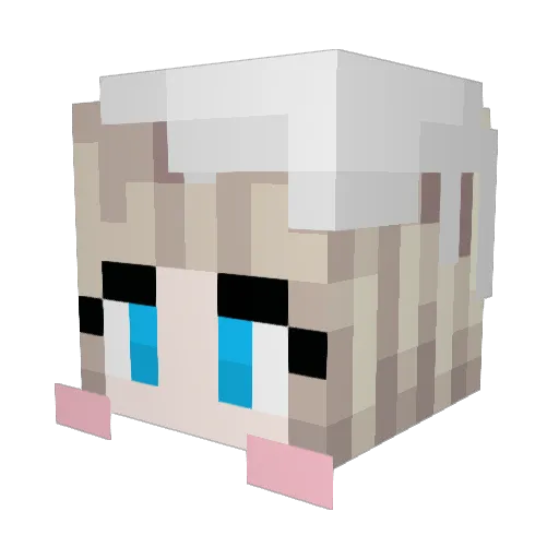 kingsugar12 Minecraft avatar head, 3D render