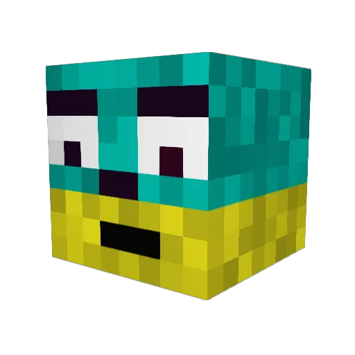 kingthomas1221 Minecraft avatar head, 3D render
