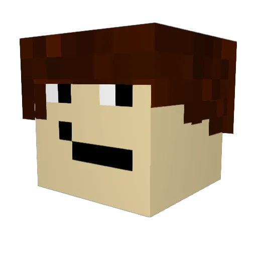 kingthorsten03 Minecraft avatar head, 3D render