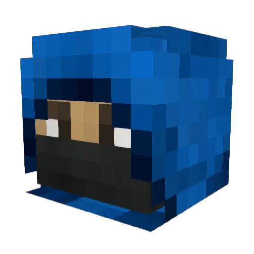 kingwanny10 Minecraft avatar head, 3D render