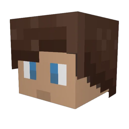 kingy6479 Minecraft avatar head, 3D render