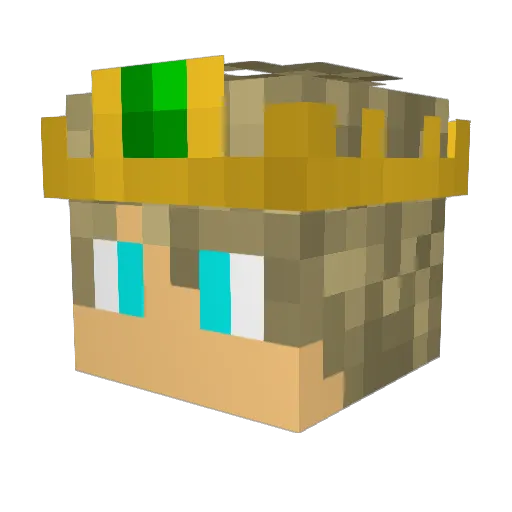 kingzeus8602 Minecraft avatar head, 3D render