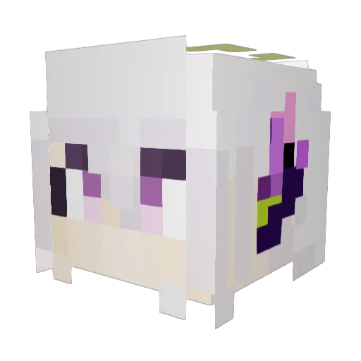 kingzo76 Minecraft avatar head, 3D render