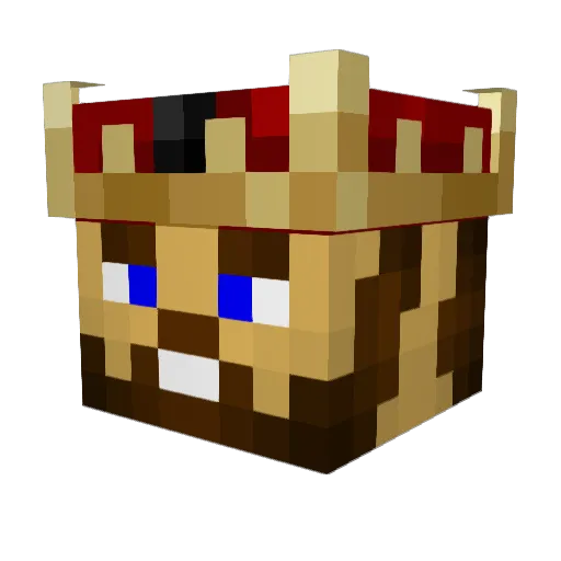 kingzzz3000 Minecraft avatar head, 3D render
